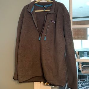 Patagonia XXL super thick and warm half zip.